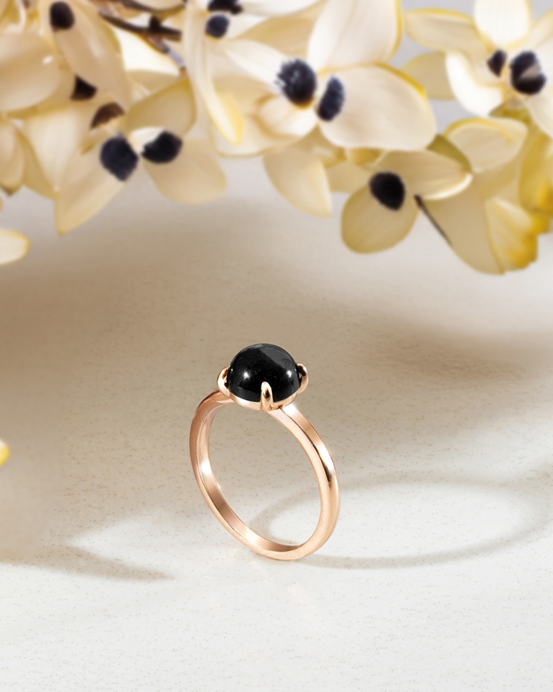 Packshot Ring Schwarzer Turmalin Leonia