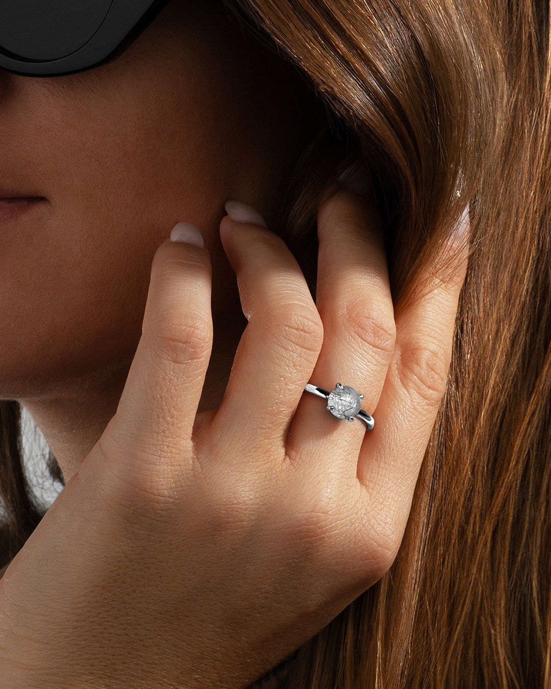 Lifestyle Ring Turmalin Rutilquarz Rimia