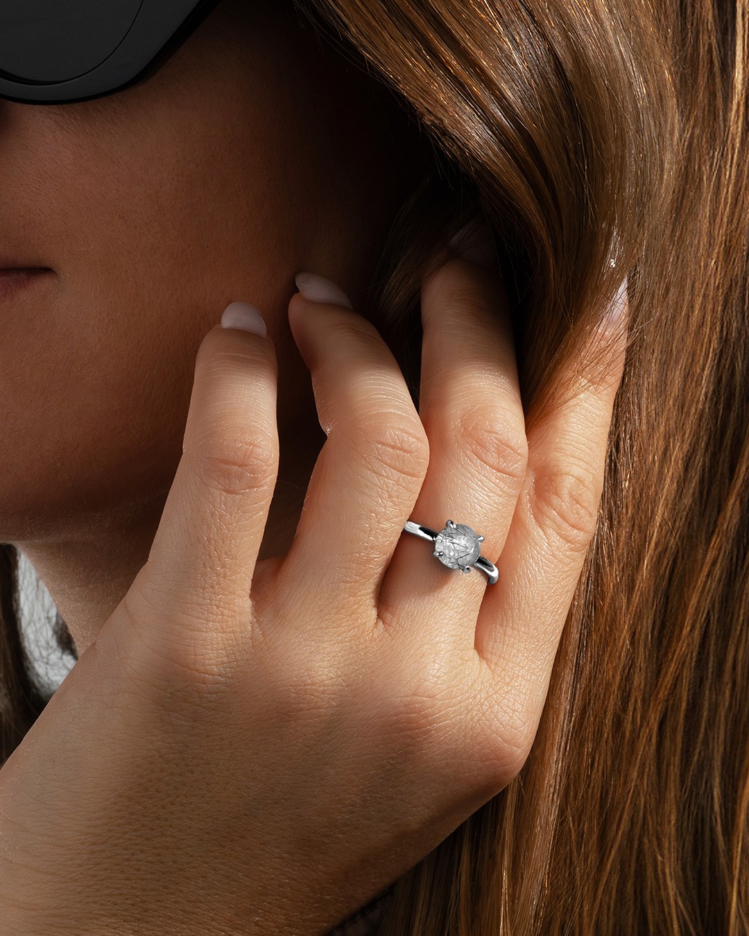 Lifestyle Ring Turmalin Rutilquarz Rimia