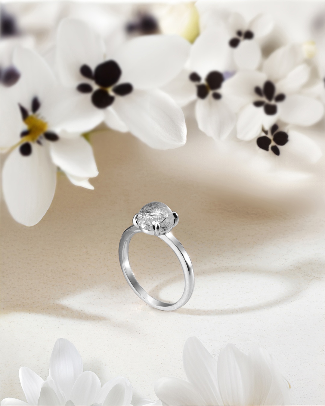 Packshot Ring Turmalin Rutilquarz Rimia