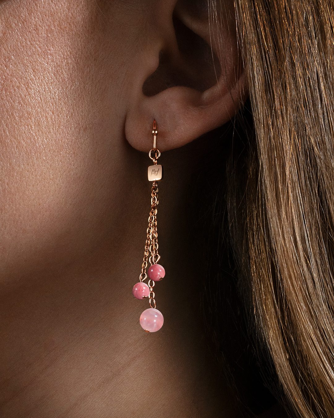 Ohrringe Steinheilkunde Ruhe des Herzens