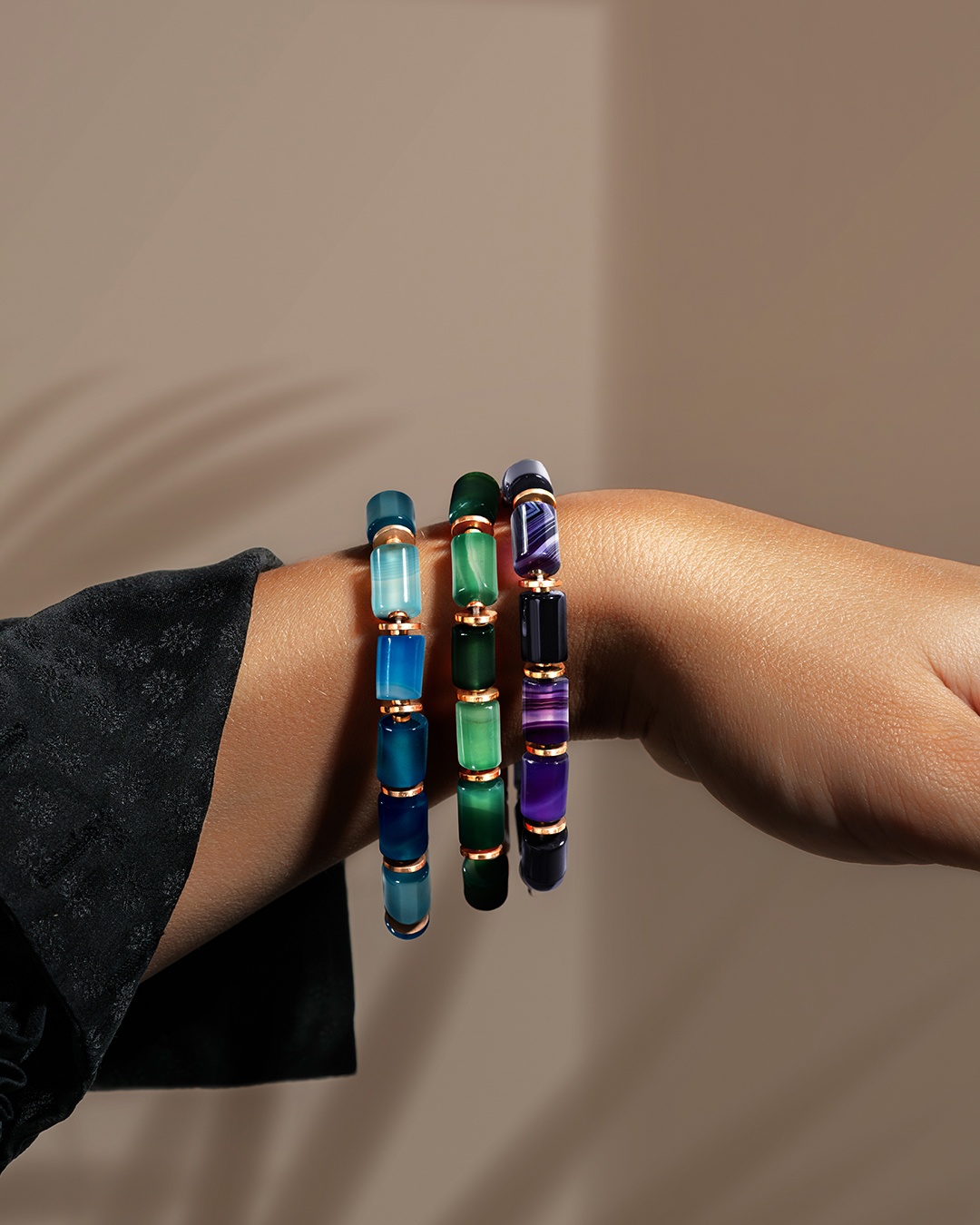 Packshot Armband Violetter Achat Callia