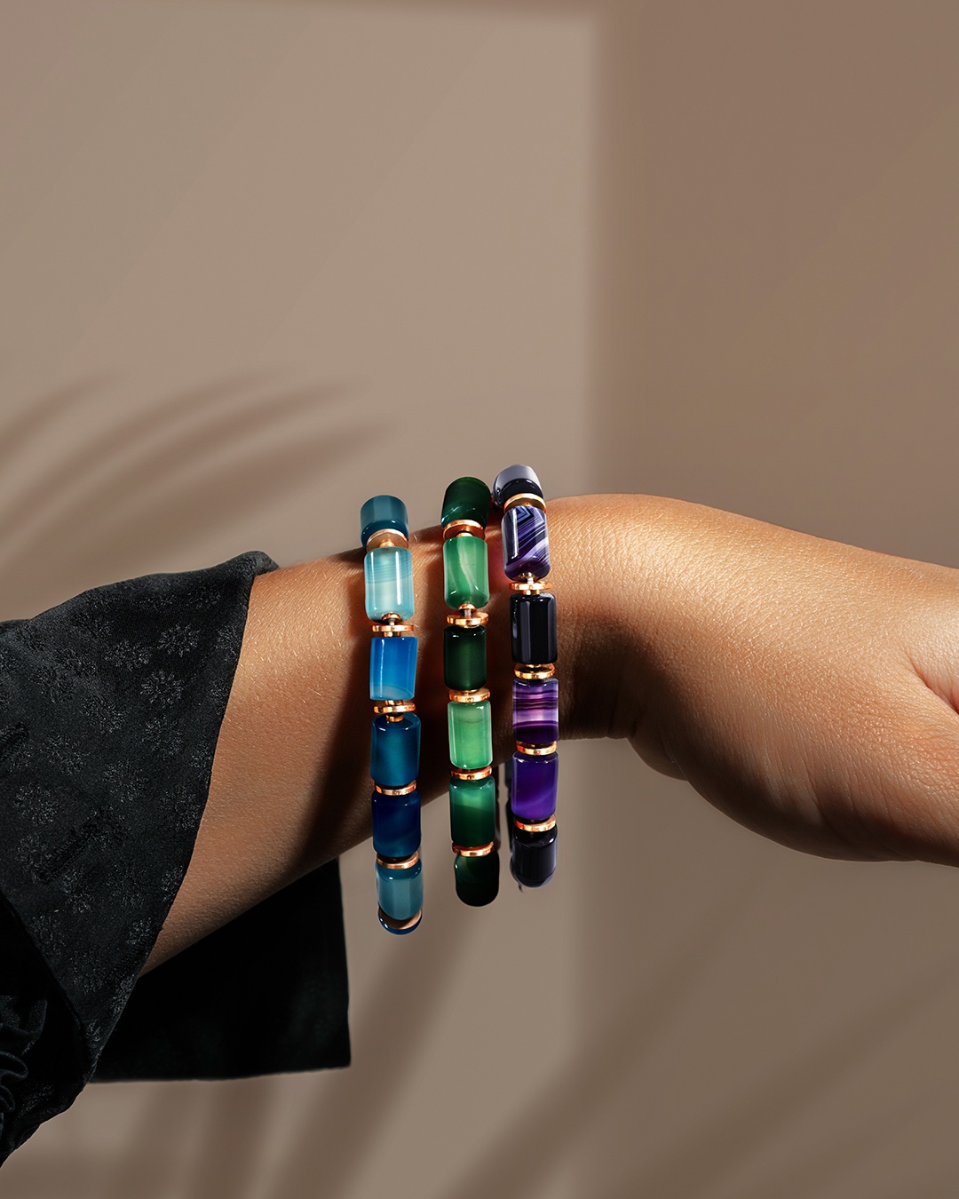 Armband Blauer Achat Liparia