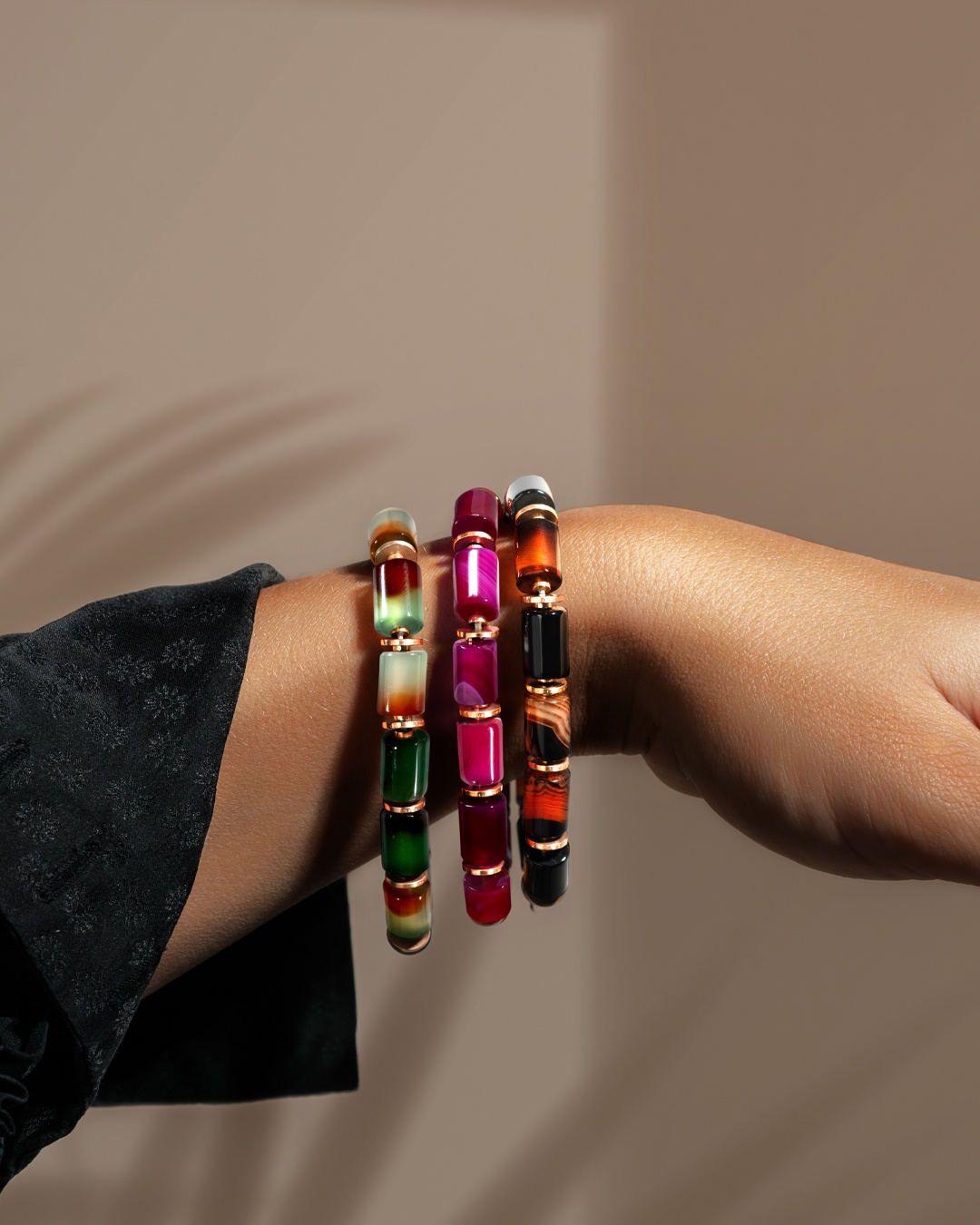 Armband Pfauenachat Procida