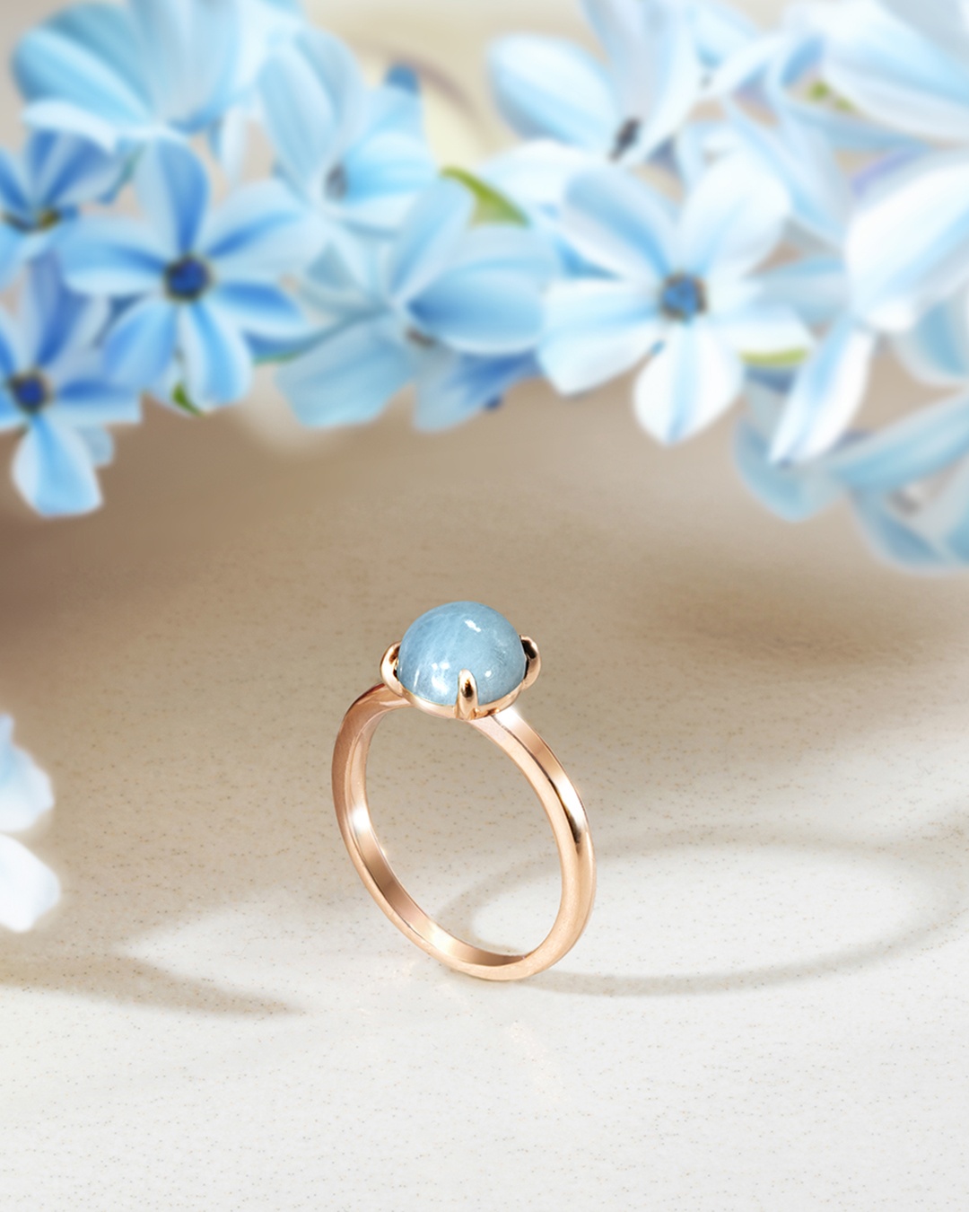 Packshot Ring Aquamarin Caprinia