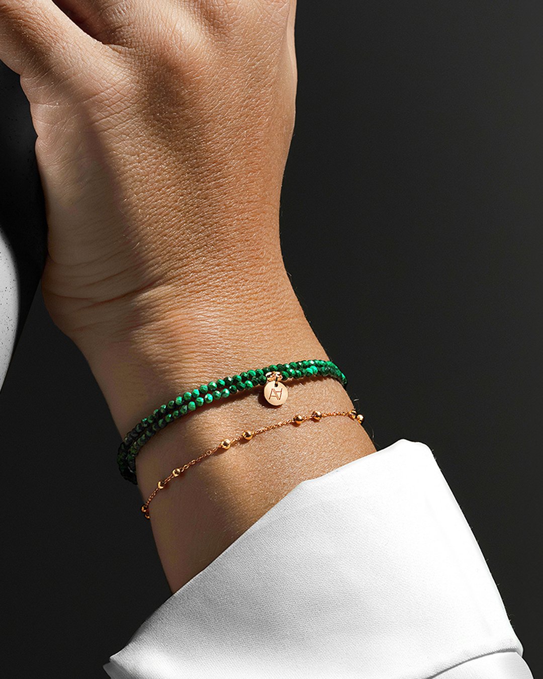 Lifestyle Armband Malachit  Venozillo