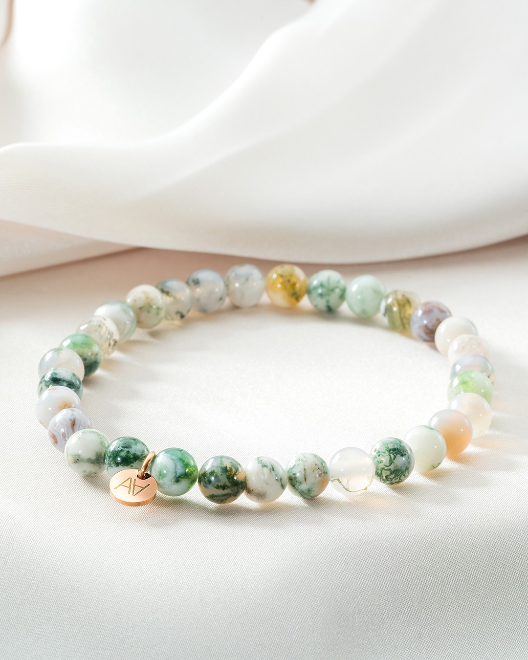 Armband Natursteine Bracelet agate arbre 6mm