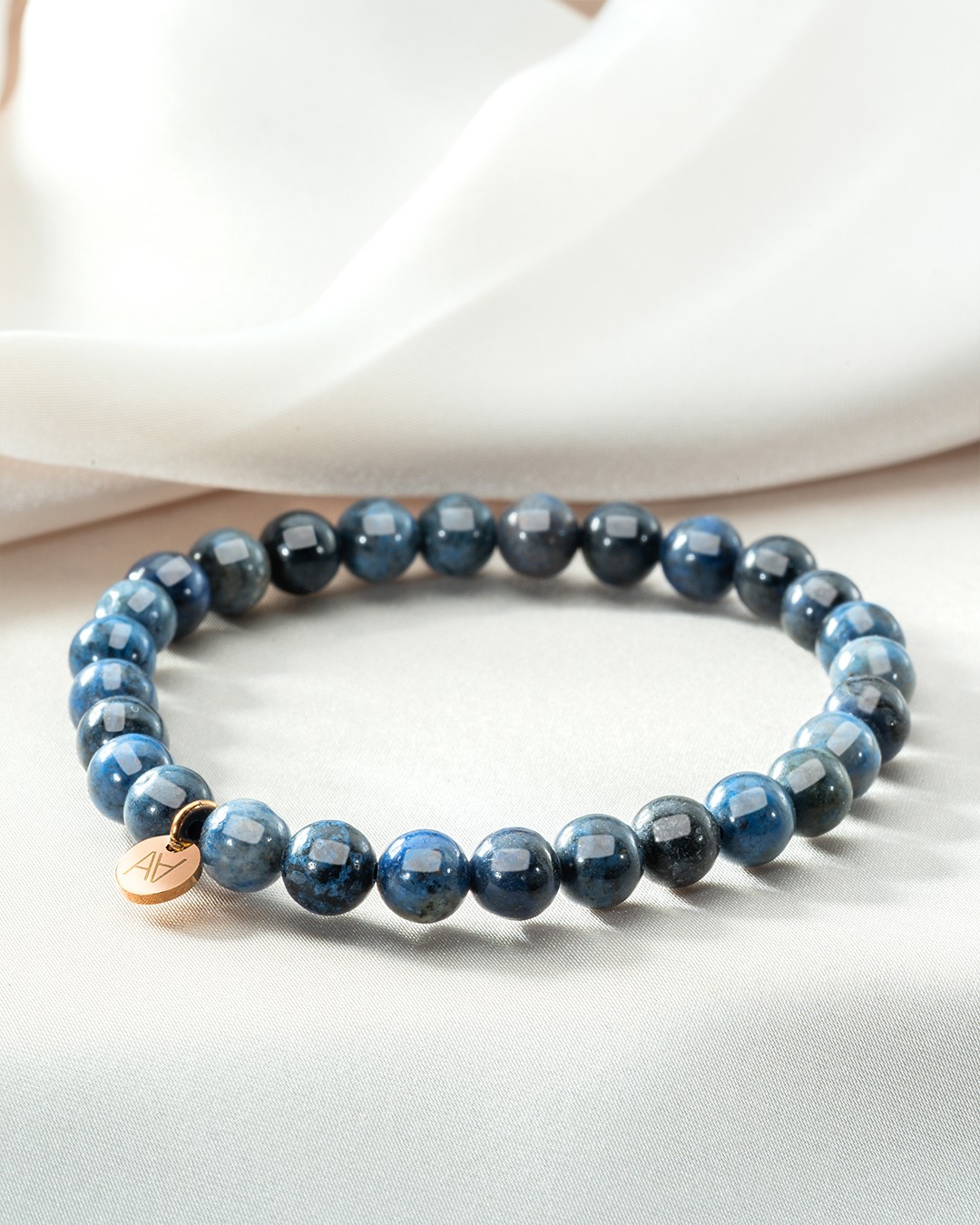 Armband Natursteine Bracelet dumortiérite 6mm