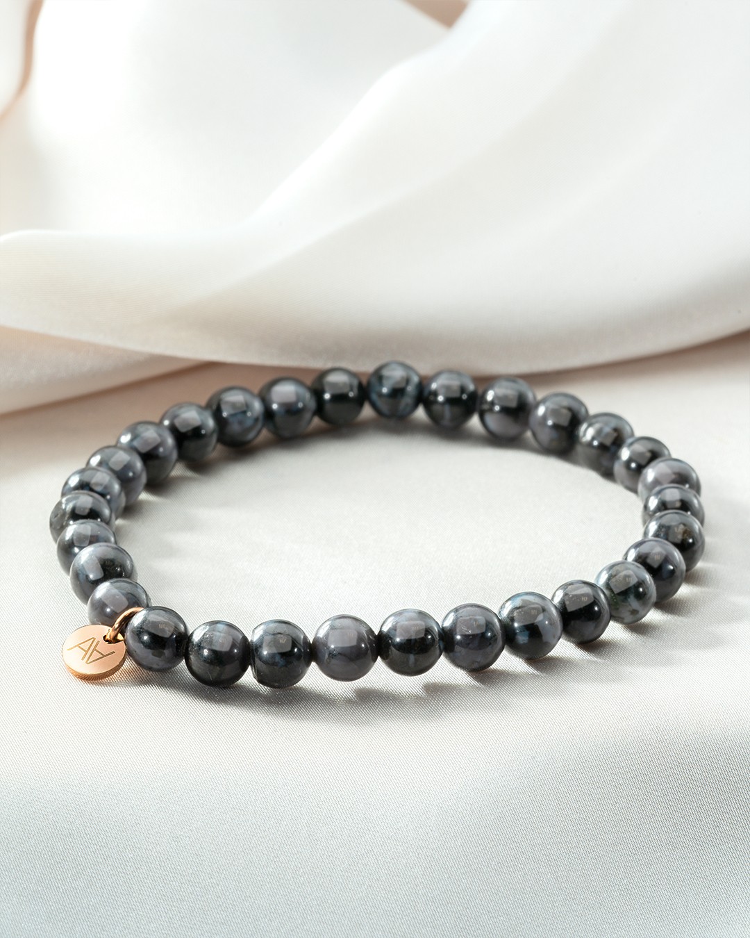 Armband Natursteine Bracelet gabbro 6mm