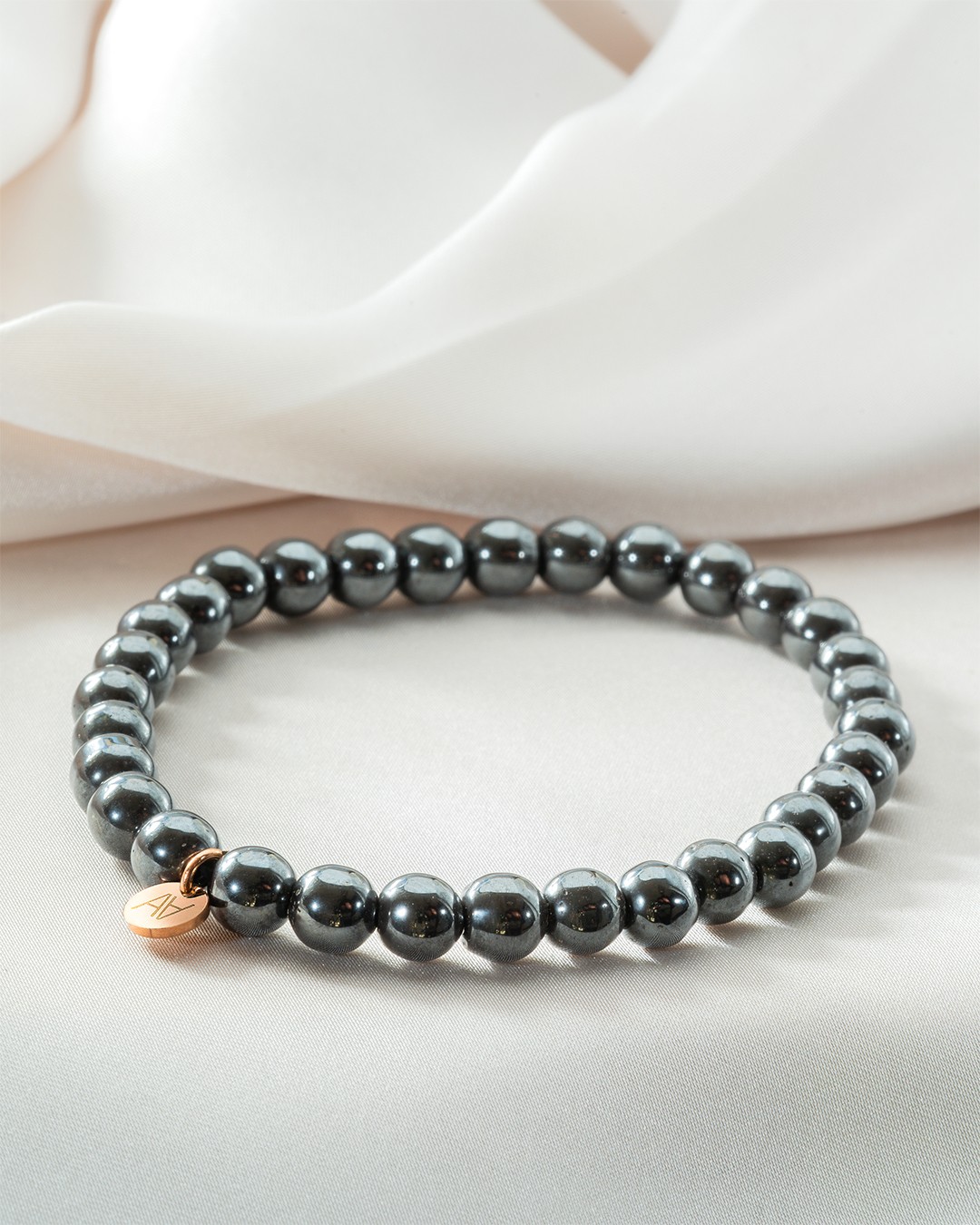 Armband Natursteine Bracelet hématite 6mm