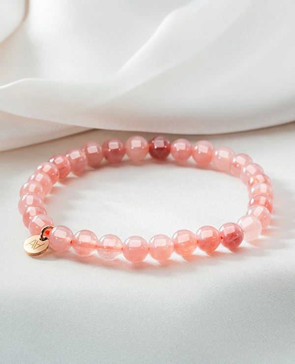 Bracelet pierre de soleil 6mm (traitée)