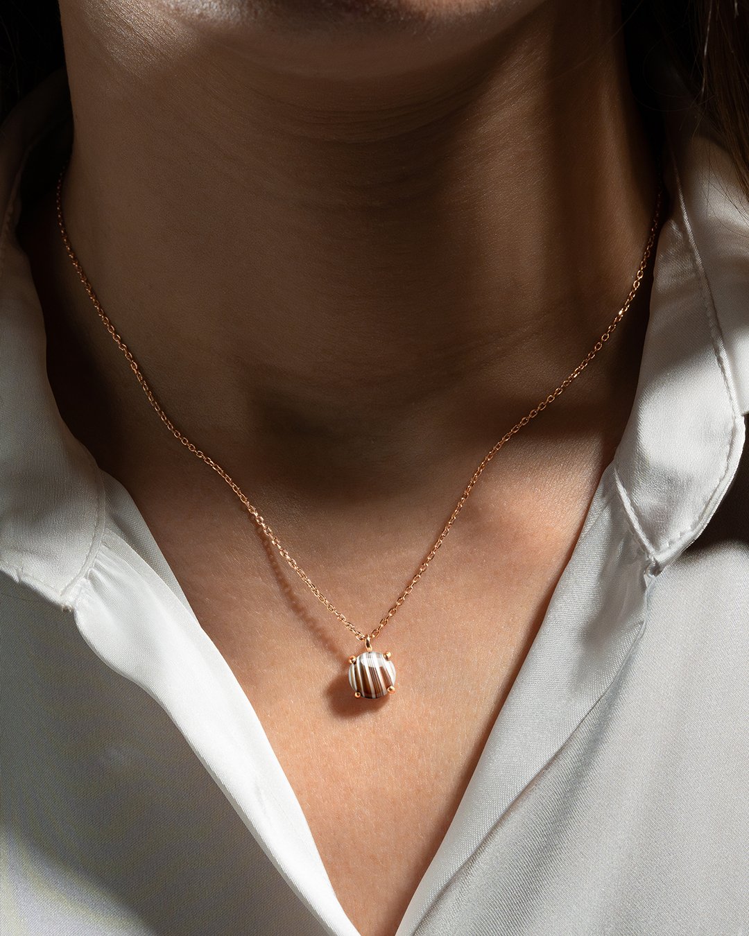 Anhänger Botswana Achatstein Avellinio