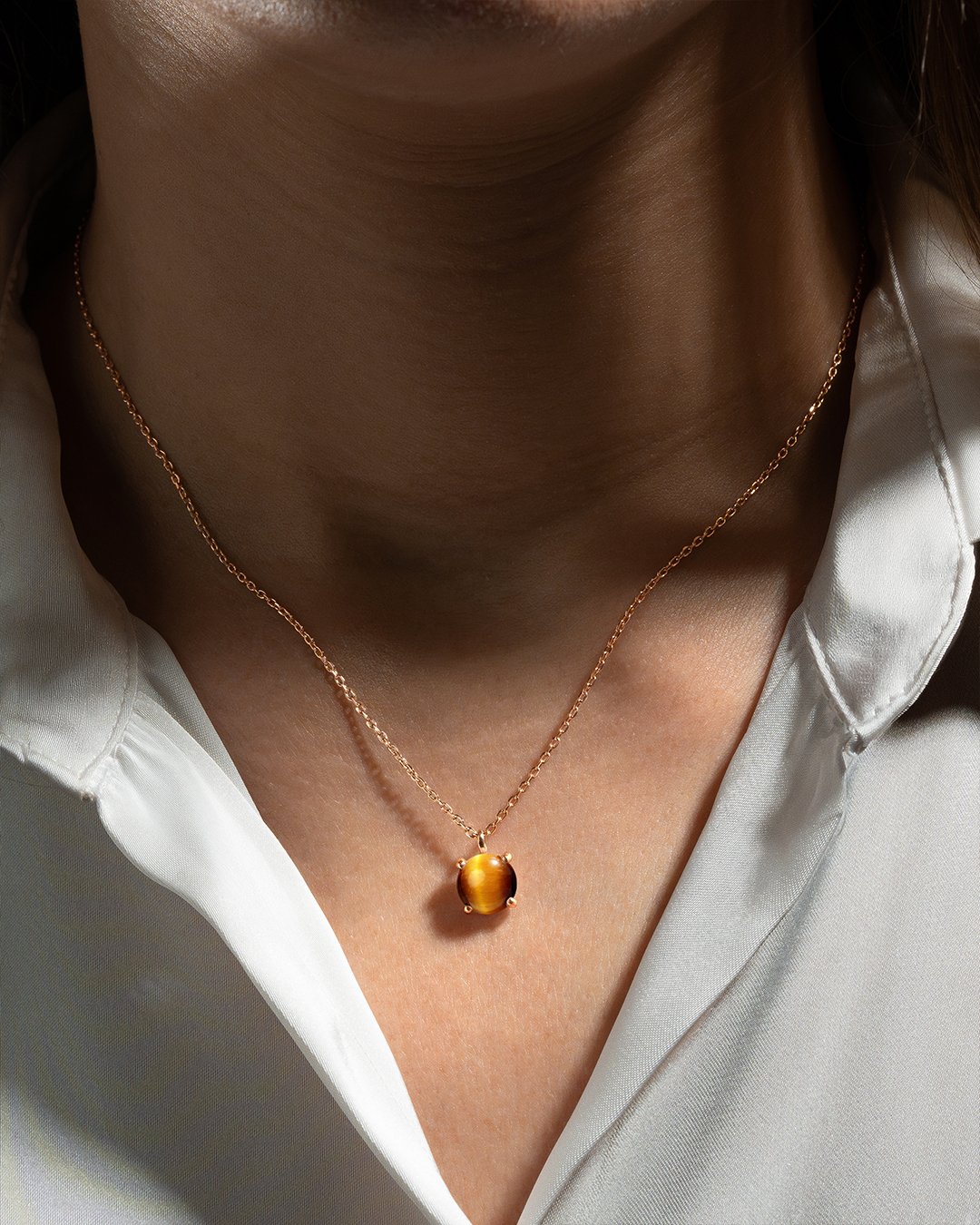 Anhänger Tigerauge Messinio