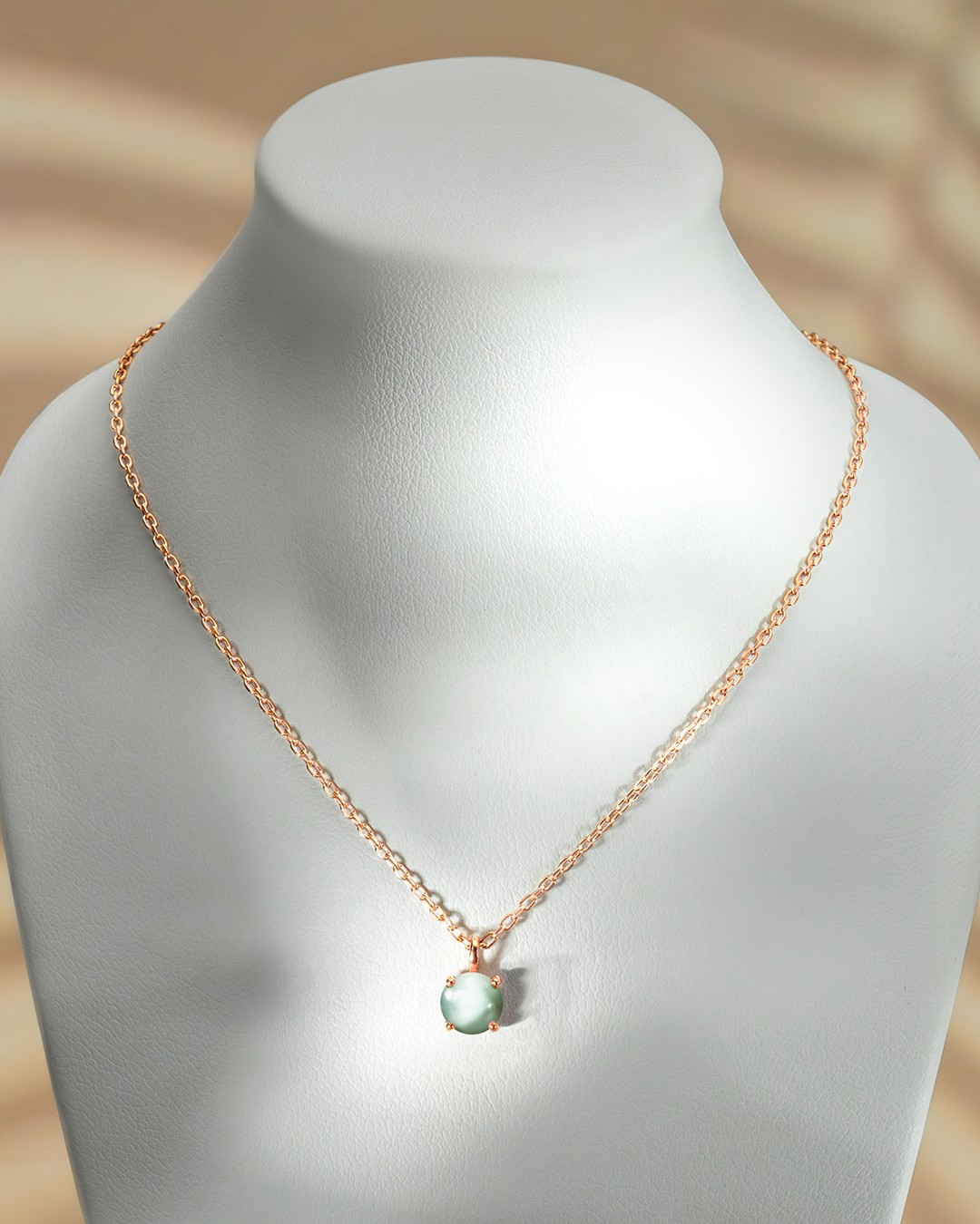 Anhänger Grüner Mondstein Ponzino