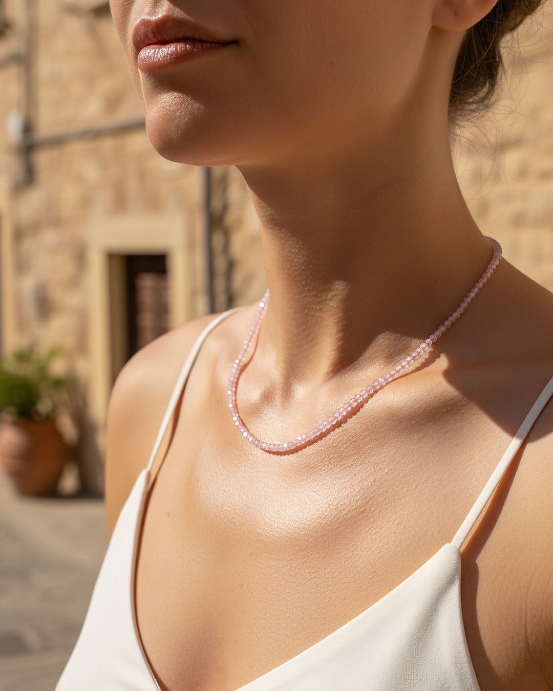 Anhänger  Rosenquarz Commia