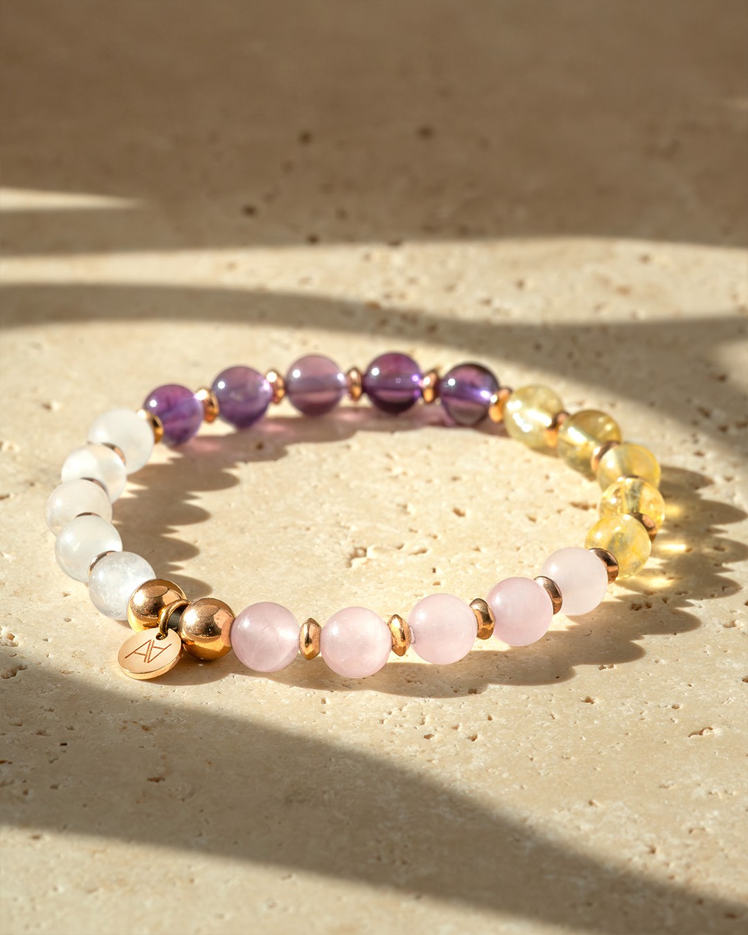 Armband Steinheilkunde Bracelet de lithothérapie personnalisé