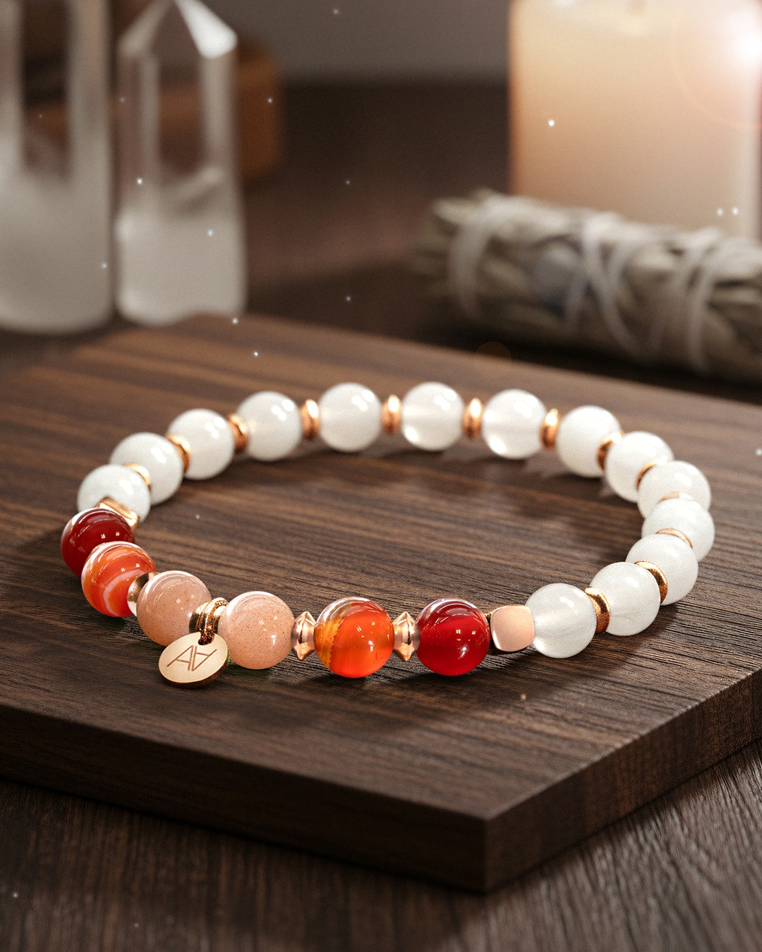 Packshot Armband Steinheilkunde Sakral-Chakra