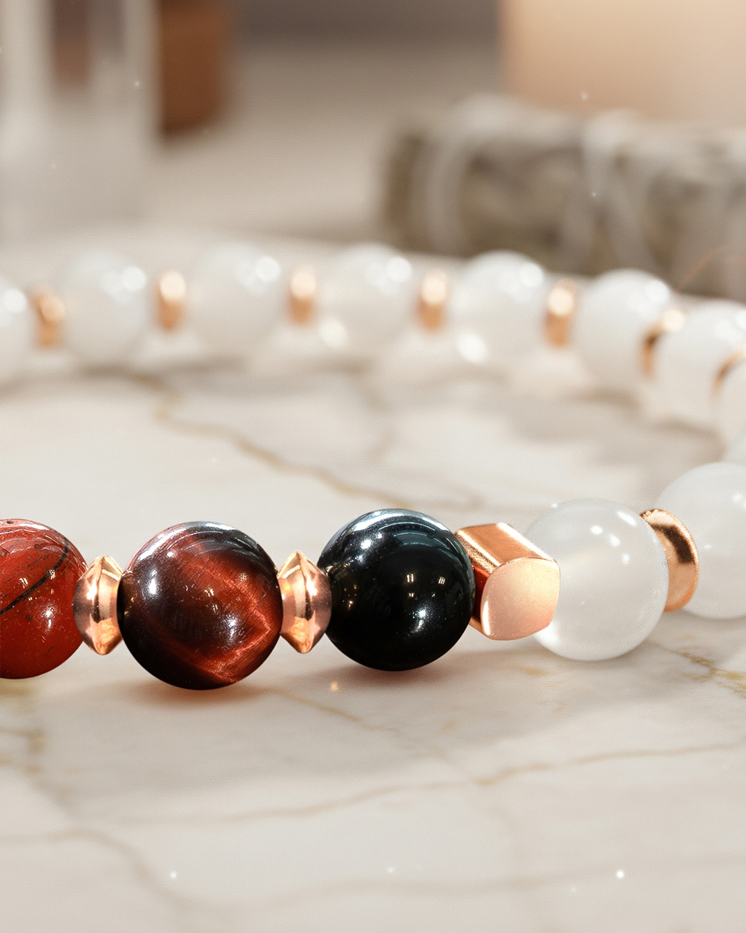 Armband Steinheilkunde Wurzel-Chakra