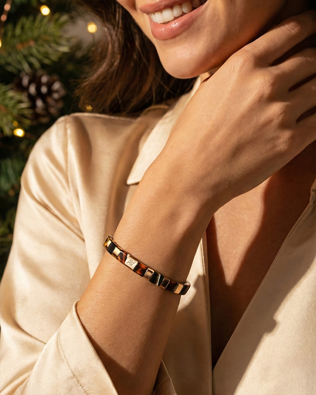 Armband schwarze Achat Assoro