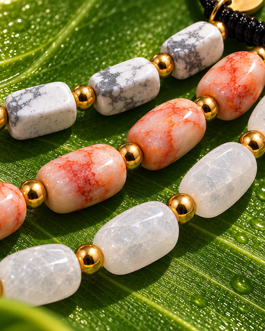 Armband Natursteine Set Albaluce