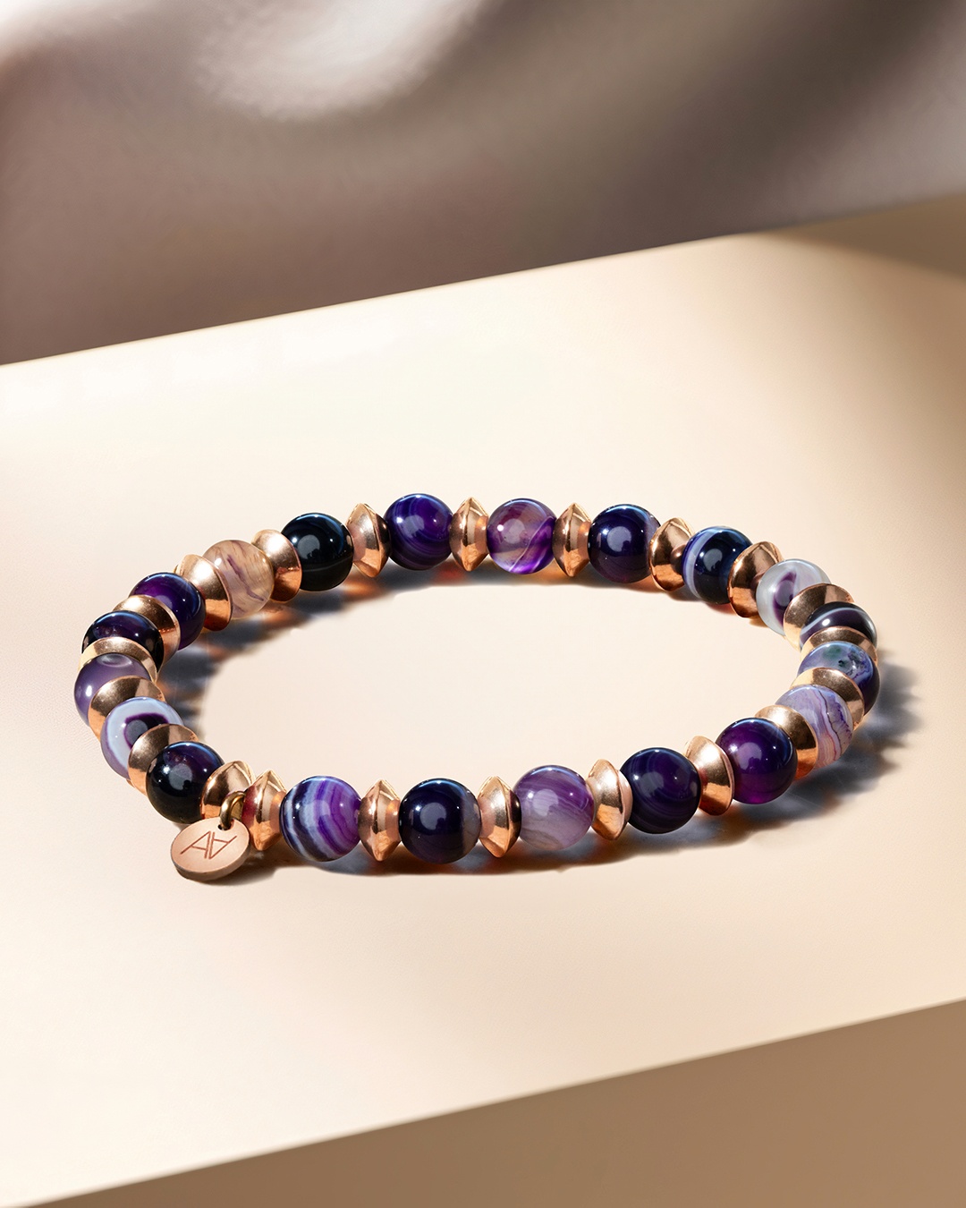Armband violetten Achat Calizzona
