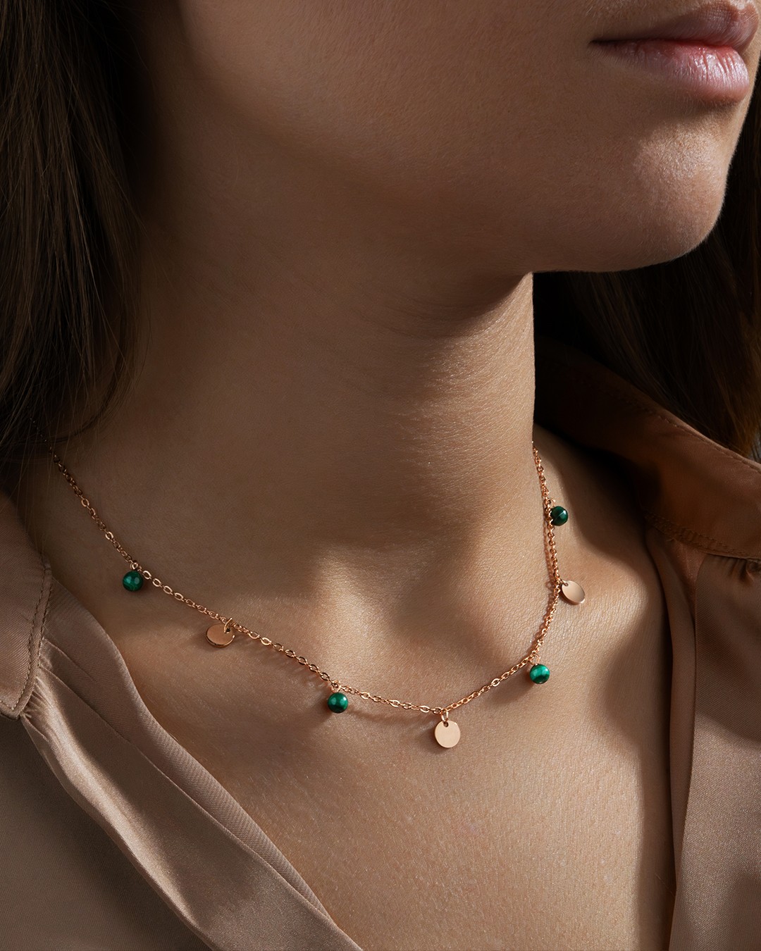 Anhänger Rosévergoldeter Edelstahl Venozotto