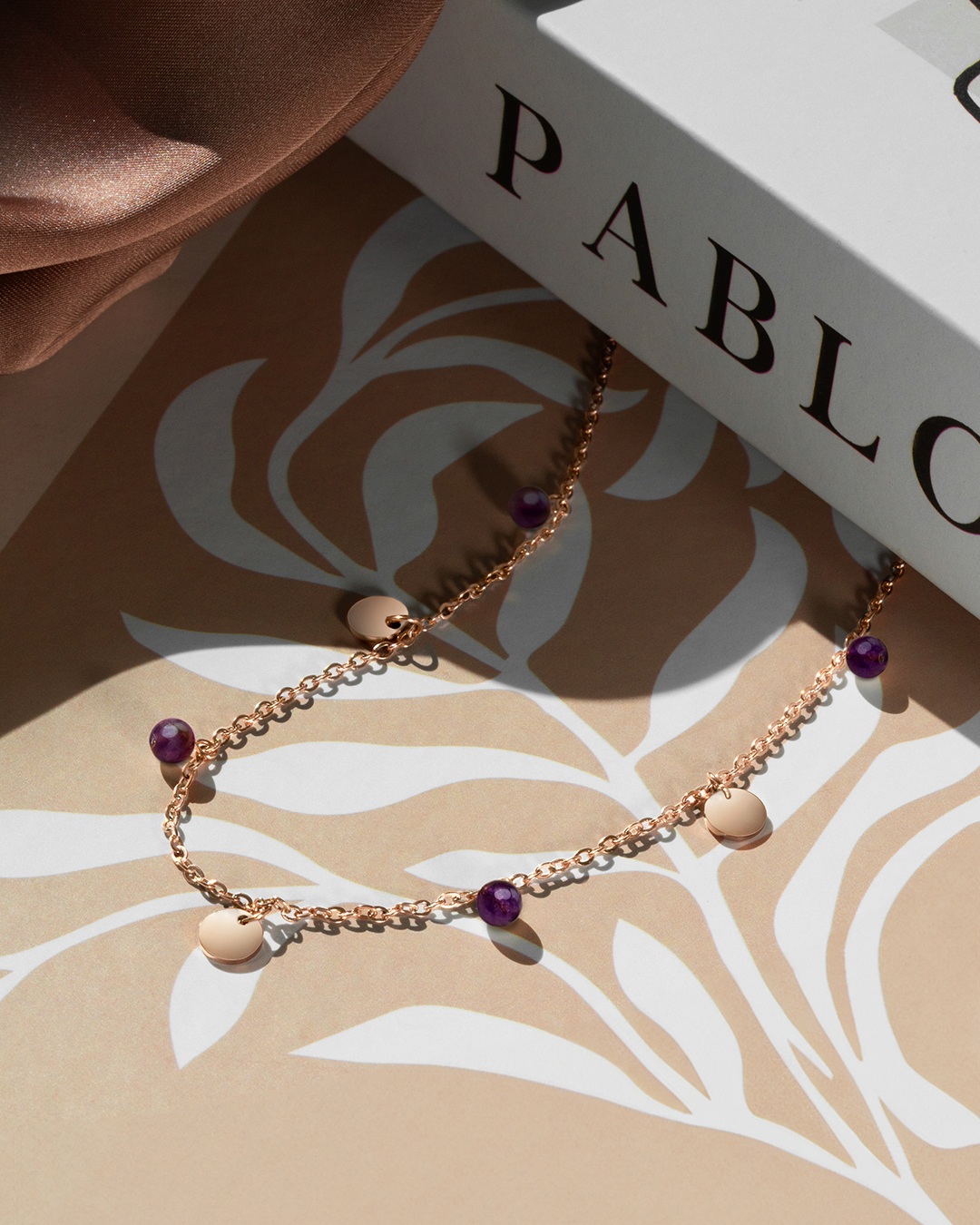 Packshot Anhänger Rosévergoldeter Edelstahl Scopellotto